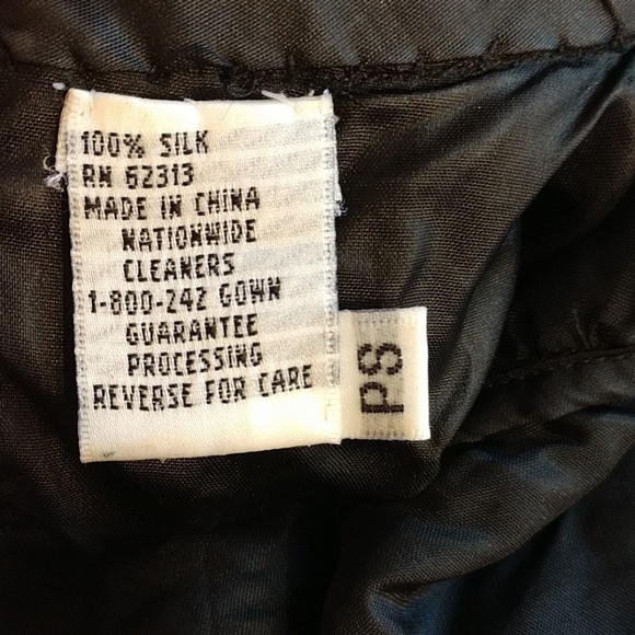 Oleg Cassini Ladies Black Formal Beaded Top Small - Picture 5 of 5